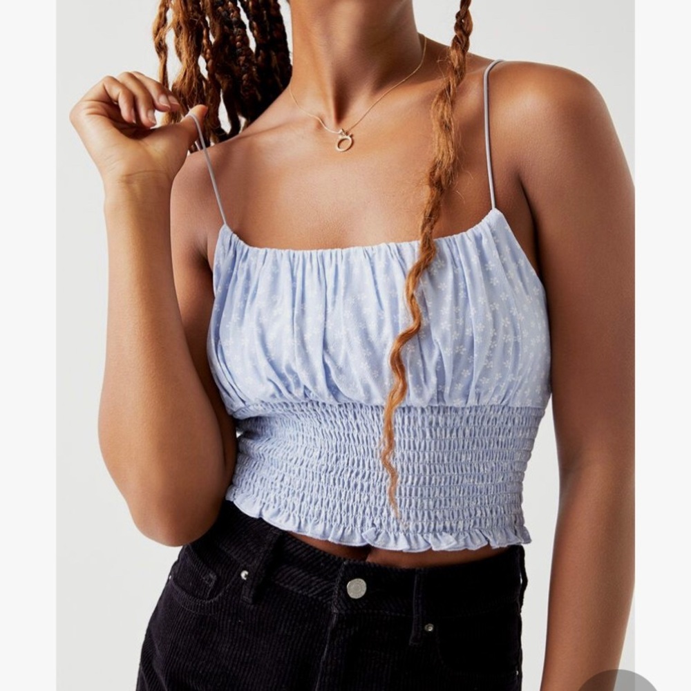 LA Hearts Smoked Bodice Cami Top